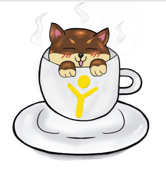 Puppy in a Cup with Year Up logo